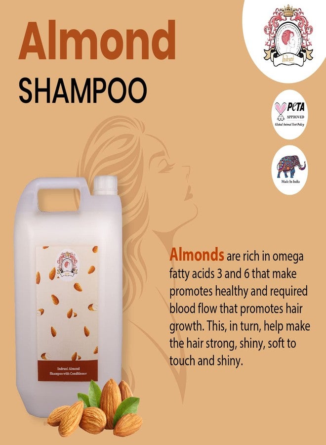 Indrani Cosmetics Almond Shampoo With Conditioner, 5 L - Image 2