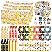 Yeyeplum 98 Pcs Softball Include Softball Goodie Makeup Bags Bracelet Hair Bands Hair Ties Sticker for Sports Team Gifts Birthday Decoration Party SuppliesStylish - Image 2