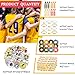 Yeyeplum 98 Pcs Softball Include Softball Goodie Makeup Bags Bracelet Hair Bands Hair Ties Sticker for Sports Team Gifts Birthday Decoration Party SuppliesStylish - Image 4