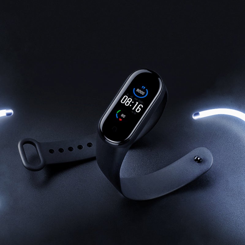 حزام استبدالي قابل للتعديل من مادة TPU - حزام ساعة استبدالي صديق للجلد وغير رائح لـ Xiaomi Mi Band 6 يتناسب مع المعصم - Image 5