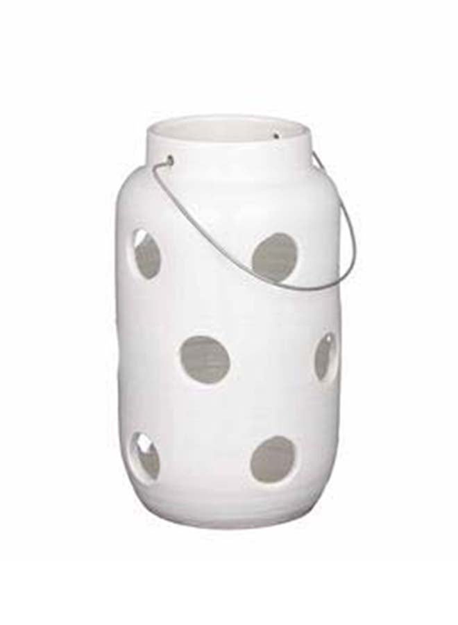 Suncoast Arena  Ceramic Lantern (L)-White 