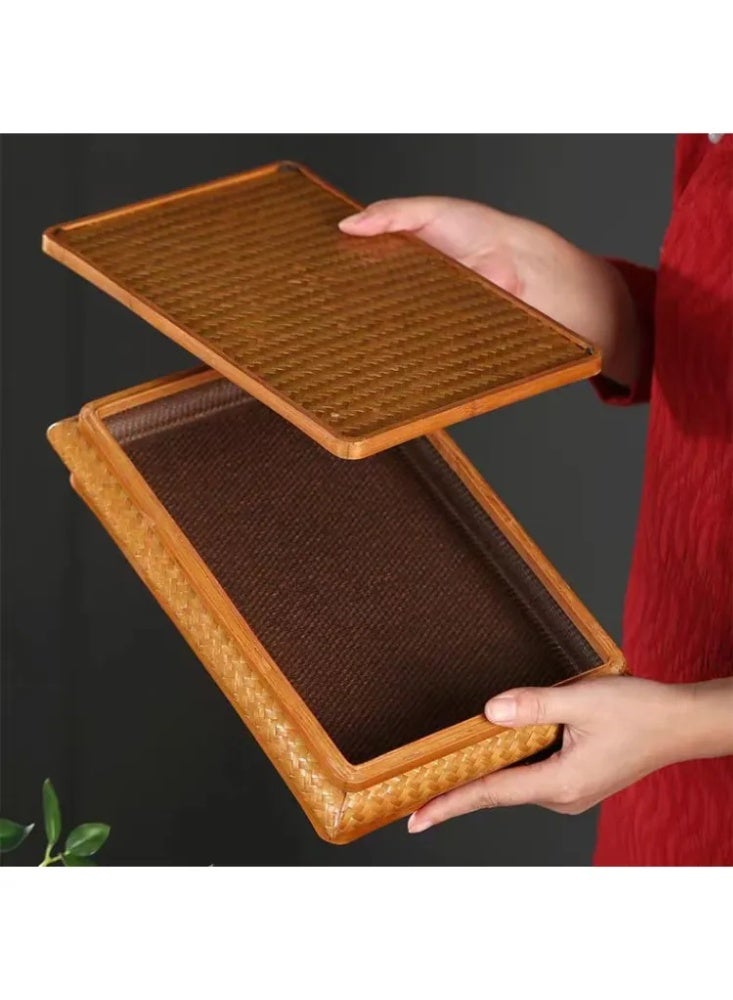 Exquisite handmade bamboo storage box, home organizing box, boutique decorative box - Image 1