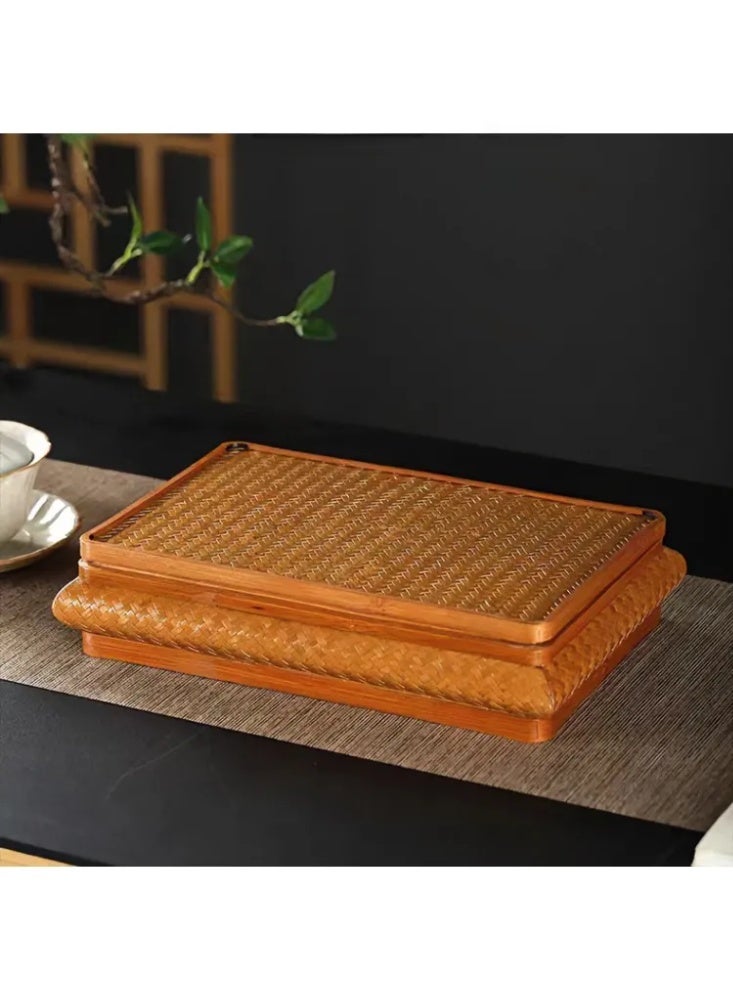 Exquisite handmade bamboo storage box, home organizing box, boutique decorative box - Image 4