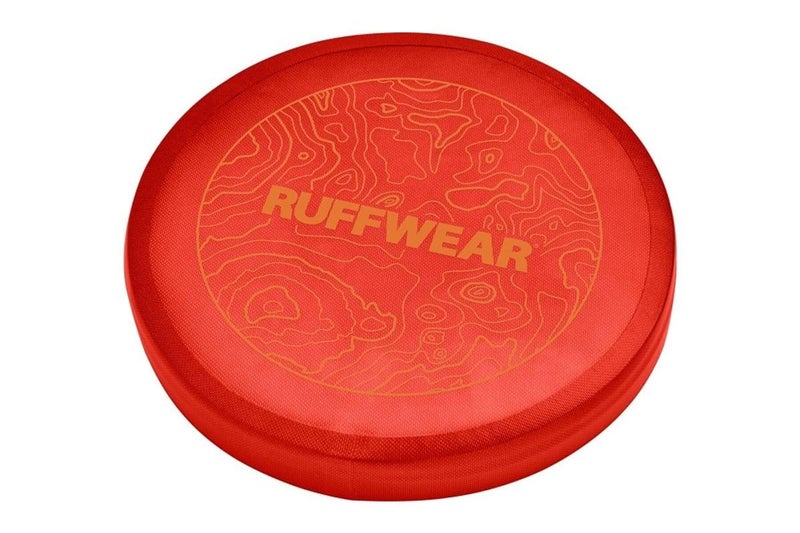 Ruffwear Camp Flyer Dog Flying Disc Lightweight 87 in Flexible Flying Disc Dog Toy for Land Fetch Soft on Teeth DurableHighVisibility Waterproof Finish Doubles as Bowl Red Sumac - Image 2