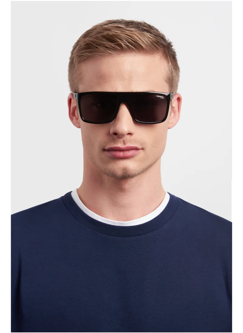 كاريرا Men's UV Protection Sunglasses Carrera 8055/S Black 44 - Lens Size: 58 Mm
