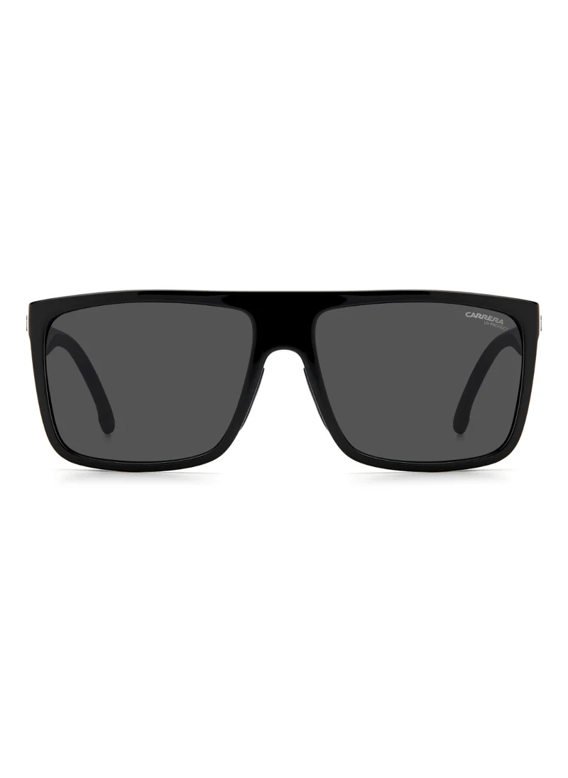 كاريرا Men's UV Protection Sunglasses Carrera 8055/S Black 44 - Lens Size: 58 Mm