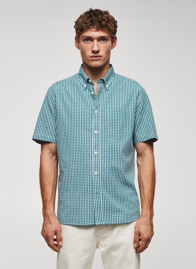 Mango Man - Checked Regular Fit Shirt - Image 1