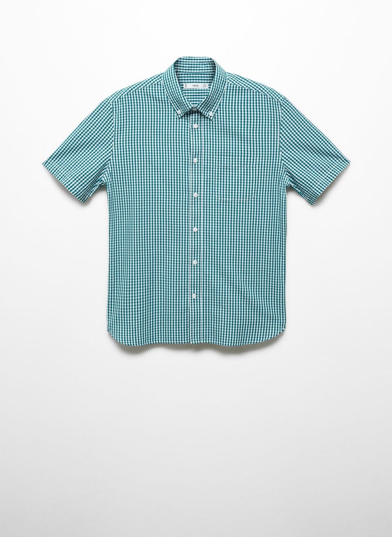 Mango Man - Checked Regular Fit Shirt - Image 1