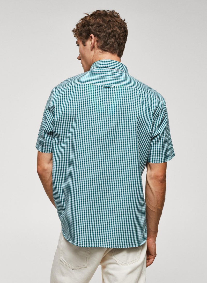 Mango Man - Checked Regular Fit Shirt - Image 1