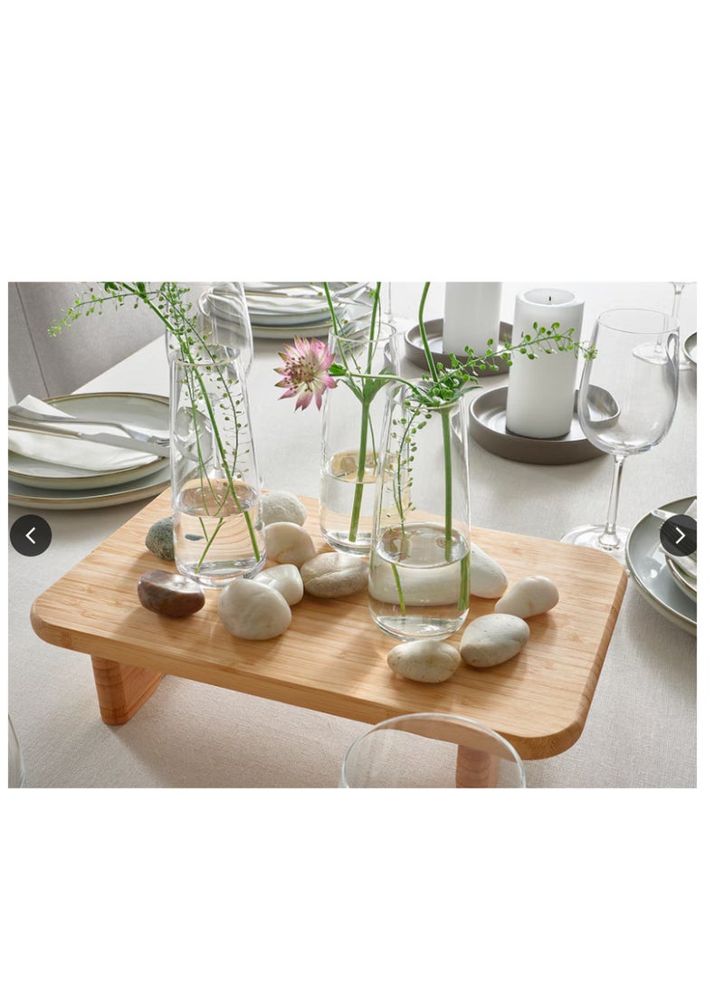 Wooden cutting boards with cutting board legs for food preparation