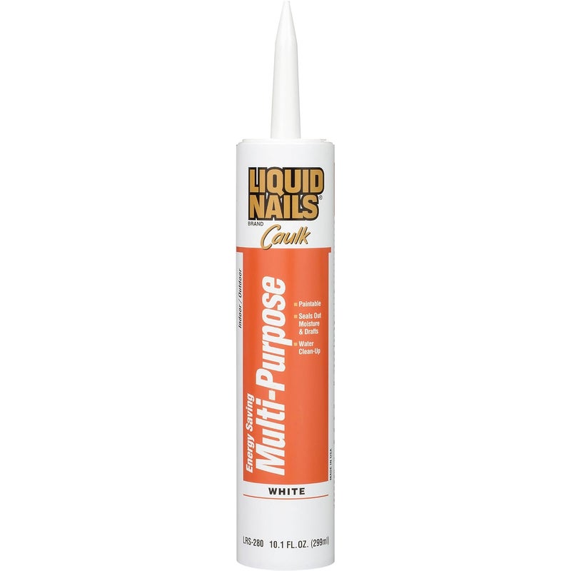 Liquid Nails Energy Saving Multi-Purpose Latex Caulk, 10.1 fl. Oz - Image 1