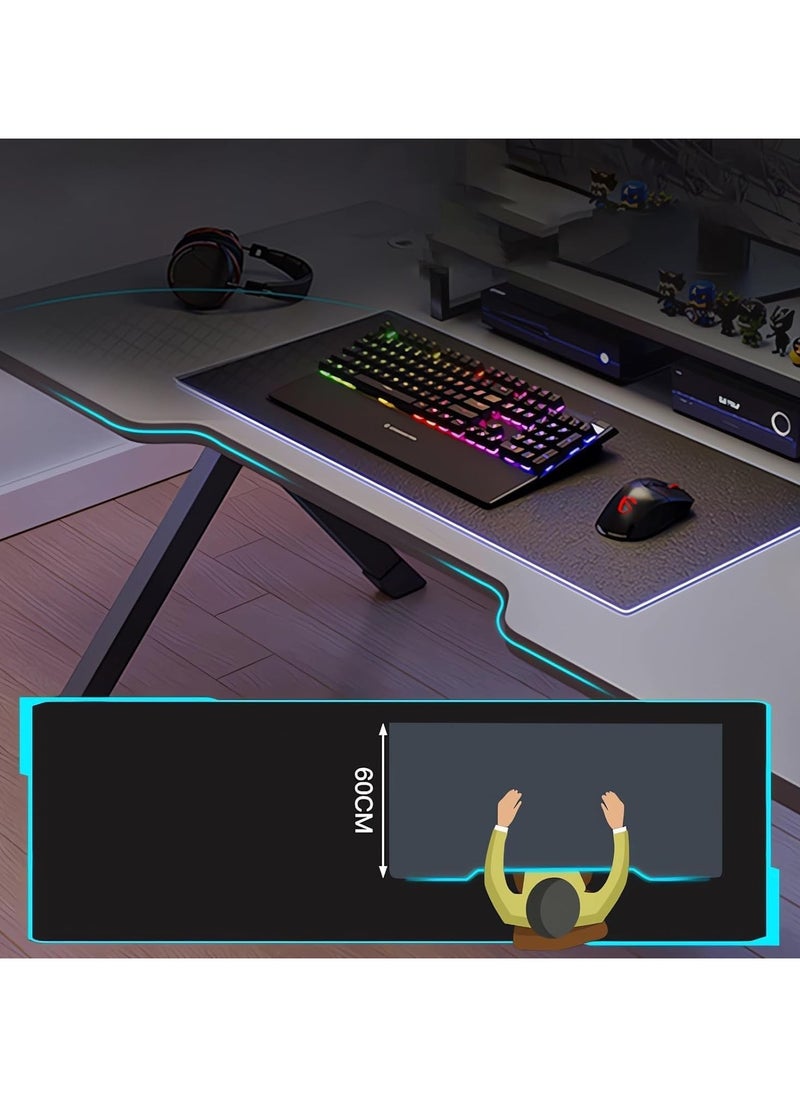 ACPLAY - Gaming Table,Gaming Desk,Ergonomic PC Desktop Computer Desk,Home Office Desk,Versatile Gaming and Study Solution for Modern Homes,Ideal for Students and Gamers, Spacious and Functional (140x60x75cm) - Image 1