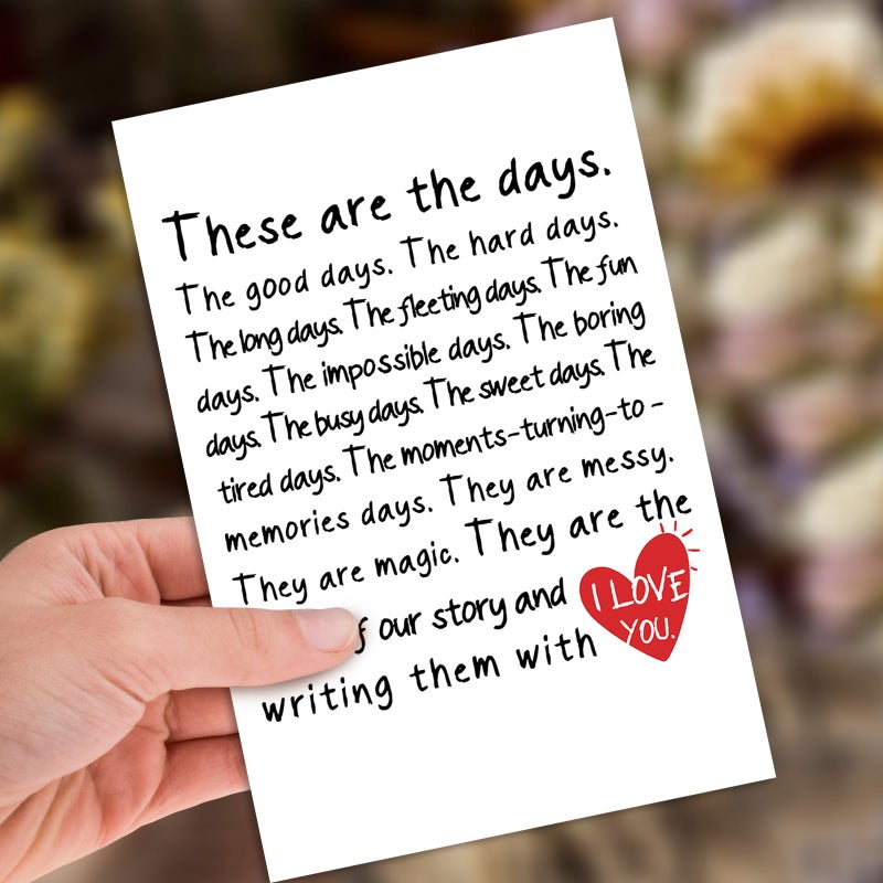 HEJOYN Happy Birthday Card & Gifts for Men Husband Wife Boyfriend Girlfriend Him Her Women, Romantic Birthday Decorations, Funny Bday Card - Image 5