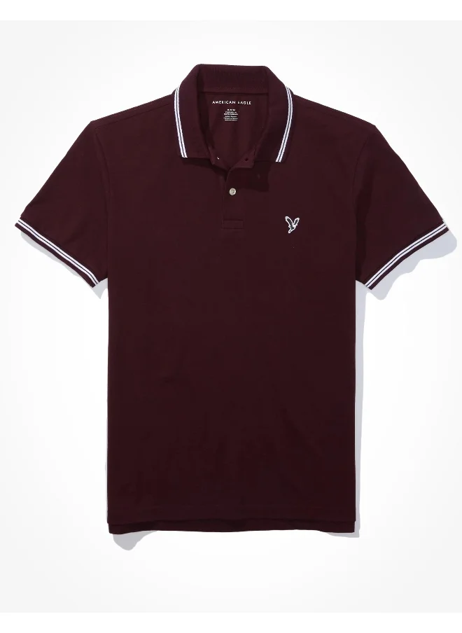 American Eagle Logo Pique Polo