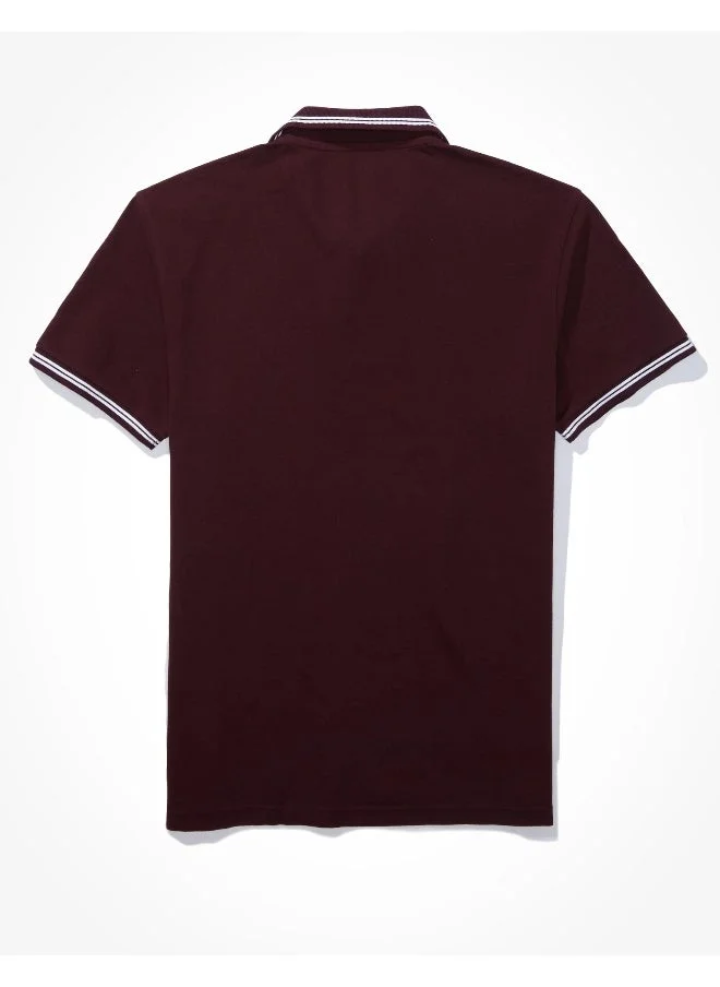 American Eagle Logo Pique Polo