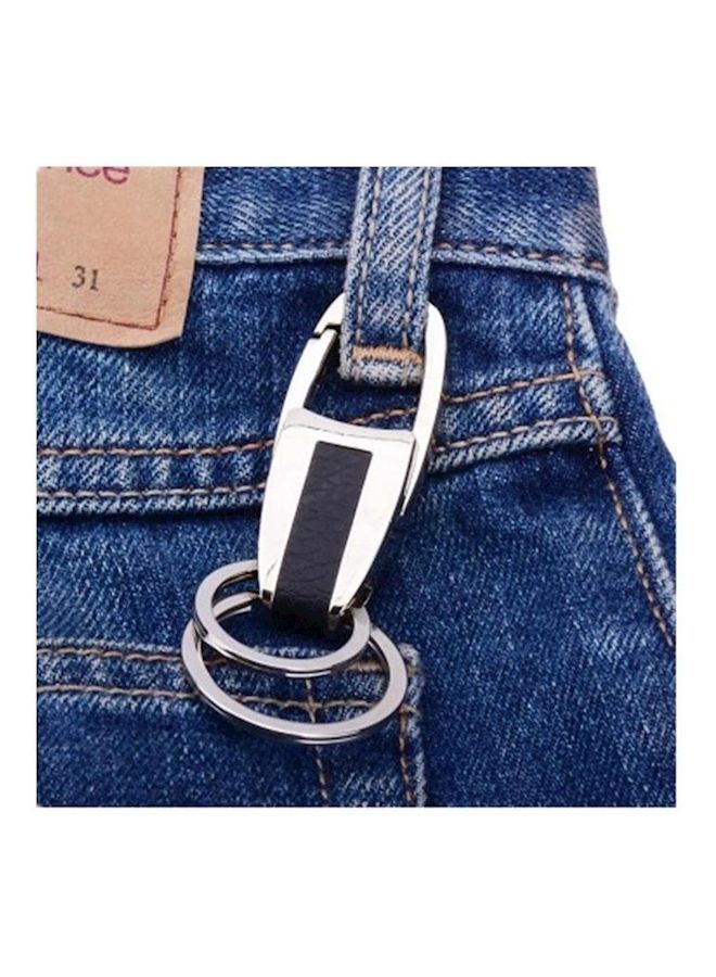 NIBEMINENT Waist Hanging Keychain Silver/Black - Image 3