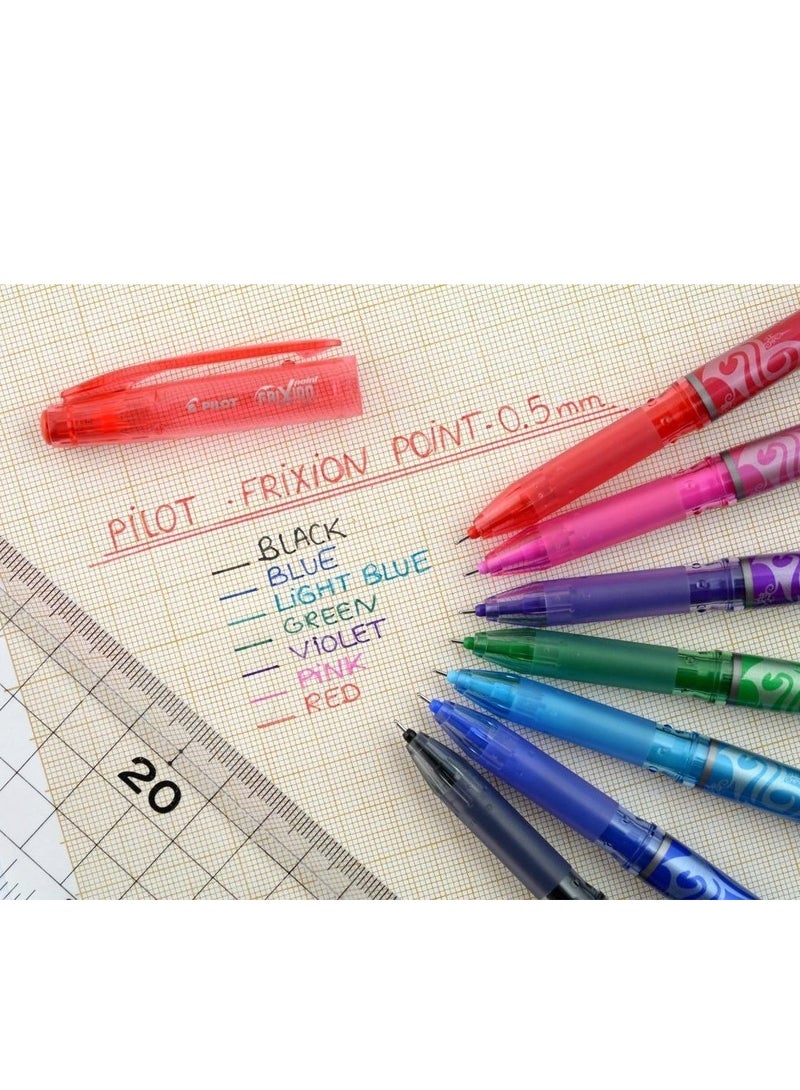 PILOT Frixion Erasable Pen 0.5mm Tip Green Ink - Image 2
