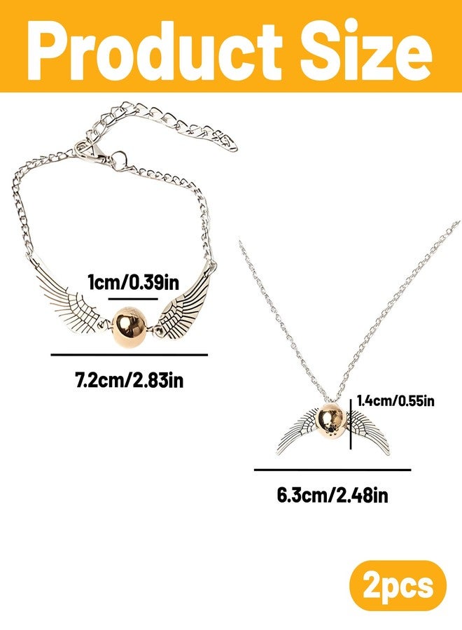 RupeeRise 2-Piece Necklace Set,Time Turner Pendant and Chain,Inspired Jewelry,Unisex Accessories for Cosplay (Classic) - Image 2