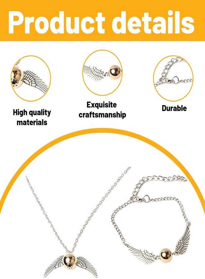 RupeeRise 2-Piece Necklace Set,Time Turner Pendant and Chain,Inspired Jewelry,Unisex Accessories for Cosplay (Classic) - Image 3