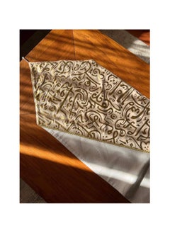 ماركة غير محددة رانر رمضان طراز إسلامي 150*50 سم – بيج. قد يختلف التصميم  - Image 1