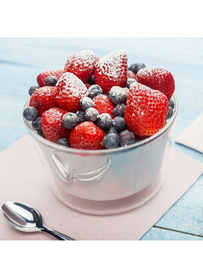 Restaurantware Forma 25.4 Ounce Double Walled Bowls, 10 Round Appetizer Bowls - Deep, Insulated, Frosted Glass Dessert Dishes, Serve Snacks, Candies, or Fruits, For Parties Or Restaurants  - Image 3