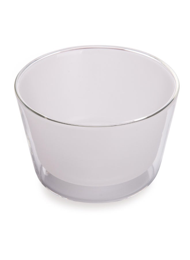 Restaurantware Forma 25.4 Ounce Double Walled Bowls, 10 Round Appetizer Bowls - Deep, Insulated, Frosted Glass Dessert Dishes, Serve Snacks, Candies, or Fruits, For Parties Or Restaurants  - Image 1