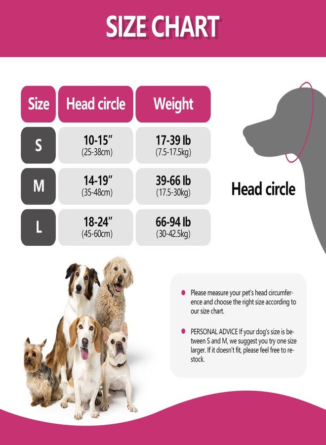 BECHANMIG Waterproof Dog Swim Hat Bath Cap,Pet Calming Head Cover Ear Wraps for Anxiety Relief_L(Purple) - Image 3
