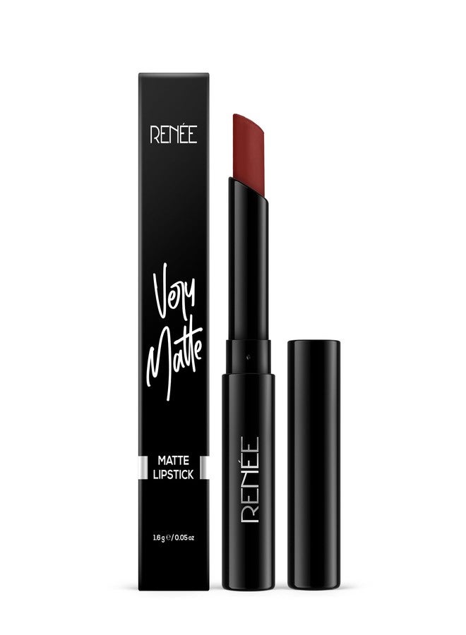 RENEE Very Matte Lipstick - Toffee Touch, Intense Color Pay Off, Full Coverage, Long Lasting & Weightless, Easy Glide Formula With Velvety Finish, Suitable for All Occasion, Ideal For Gifting - Image 2