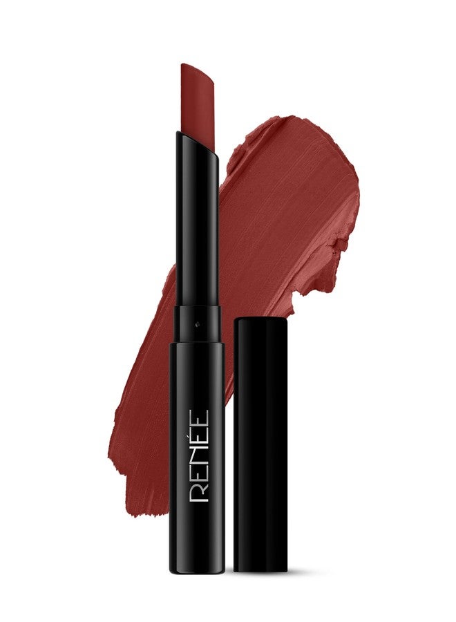 RENEE Very Matte Lipstick - Toffee Touch, Intense Color Pay Off, Full Coverage, Long Lasting & Weightless, Easy Glide Formula With Velvety Finish, Suitable for All Occasion, Ideal For Gifting - Image 1