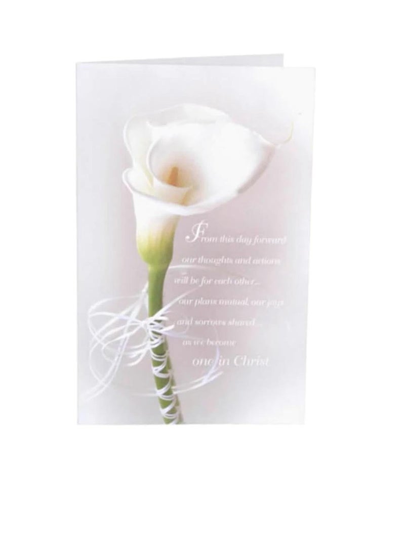 طقم برنامج الزفاف Single Calla Lily - Image 2