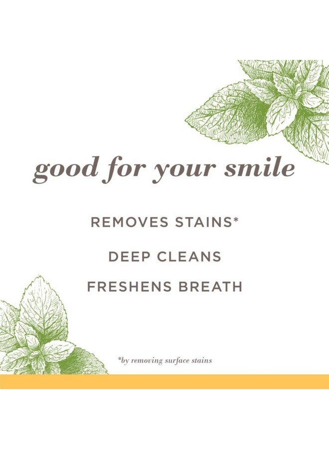 Burt's Bees Toothpaste, Natural Flavor, Fluoride-Free, Purely White, Zen Peppermint, 4.7 Oz, Pack Of 3 - Image 3