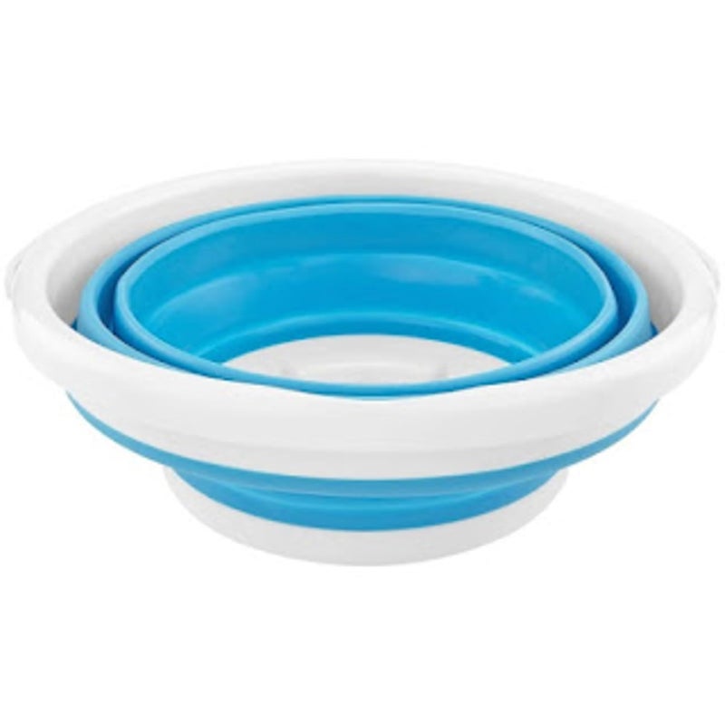 KARMBHUVI KARMBHUVI 10 L Silicone Foldable Collapsible Bucket with Strong Folding Gallon Bucket Flexible BPA Free Design Sturdy Handle for Hiking Backpacking Camping Outdoor Survival - Image 3