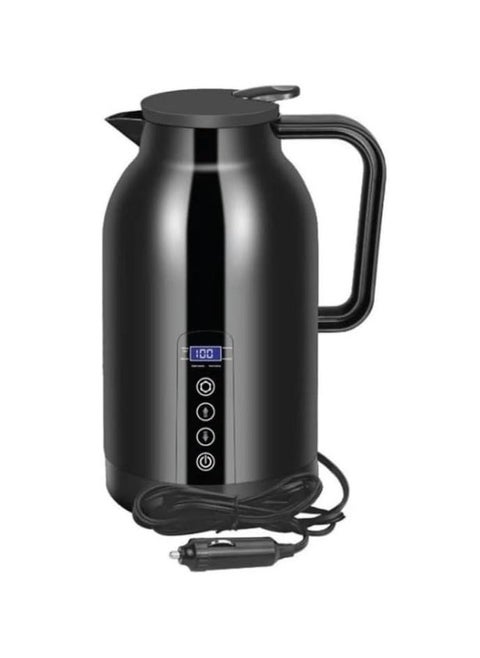 12V Electric Car Kettle, 1300ML Portable Automobile Electric Heating Kettle, Fast Water Boiler Car Coffee Maker, Auto Shut Off Heated Water Tea Coffee Kettle for Self Driving