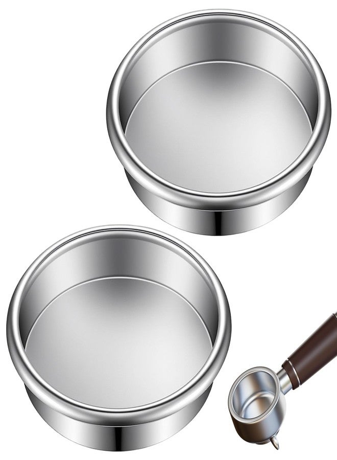 MBAIYO 2-Pack 58mm Backflush Inser Basket, 58mm Espresso Machine Portafilter Accessories, Stainless Steel Portafilter Pasket Blind Filter Backflush Disc for Cleaning Fits Most of Espresso Machines - Image 1