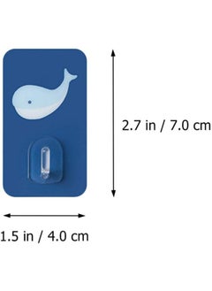 Oasisgalore 16 Pcs Heavy Duty Self-Adhesive Hooks - Wall Mounted Hangers for Clothes, Hats & Decoration, Cartoon Design  - Image 2