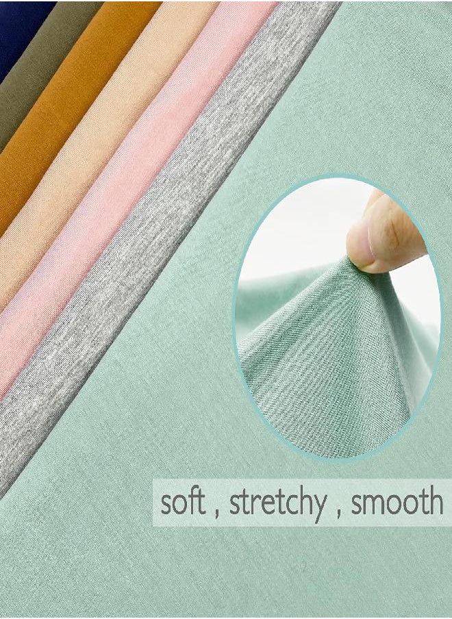 OWLOWLA Swaddle Blanket and Hat Set Newborn Swaddle Wrap Baby Receiving Blanket for Baby Boys Girls(Sage)
