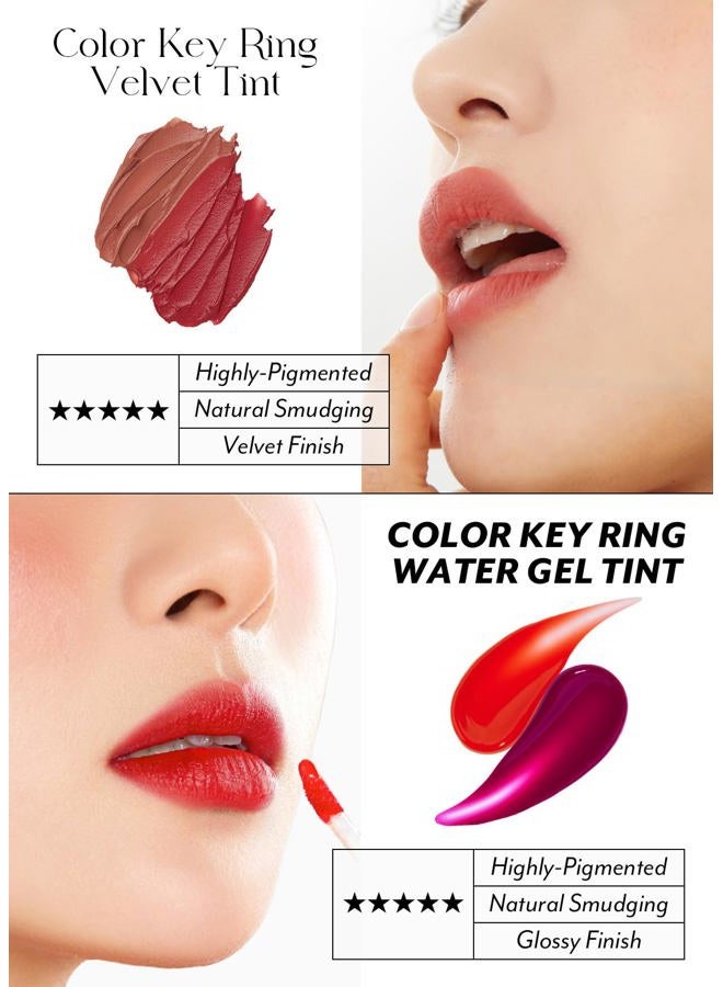 I'M MEME COLOR KEY RING VELVET TINT 01 ROSY BEIGE - Image 5