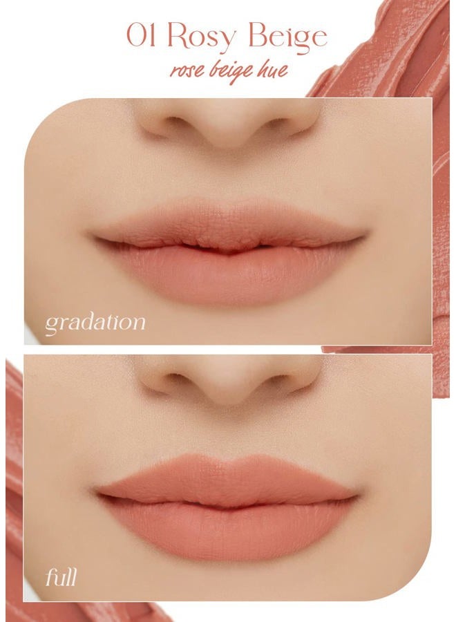 I'M MEME COLOR KEY RING VELVET TINT 01 ROSY BEIGE - Image 2