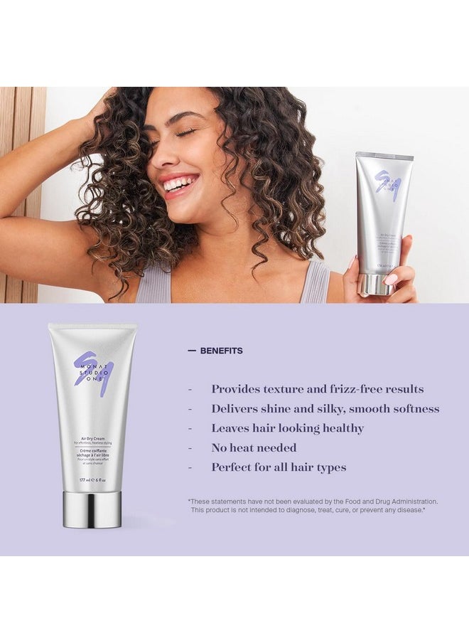 monat - Studio One™ Air Dry Cream Soft Hair Styling Cream For Touchable Hold And Humidity Protection. Hair Frizz Control For Allhair Types And No Heat Needed Net Wt. 177 Ml / 6 Fl. Oz. - Image 1