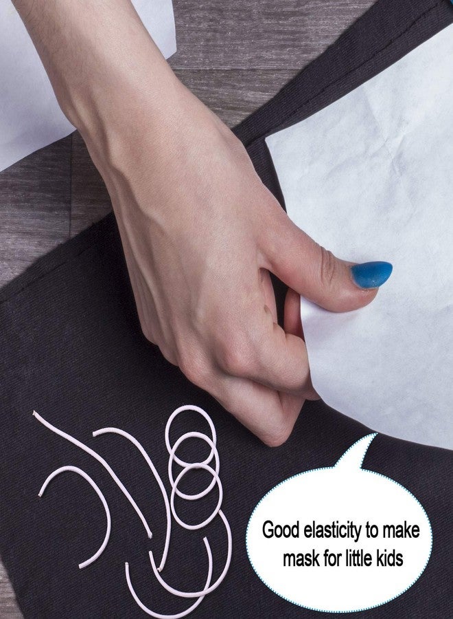 تيكيونايت مجموعة TecUnite من 200 قطعة من ربطات الشعر المطاطية الملونة مقاس 1 بوصة، عبوة صغيرة للنساء، حاملات ذيل حصان صغيرة، ربطات شعر بألوان قوس قزح، ربطات شعر خالية من المعدن (أبيض) - Image 4