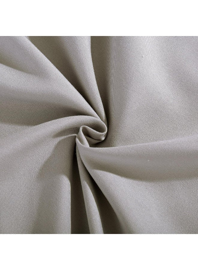 EVOLIVE Ultra Soft Microfiber Pillowcases (Grey, 21"x54")  - Image 4
