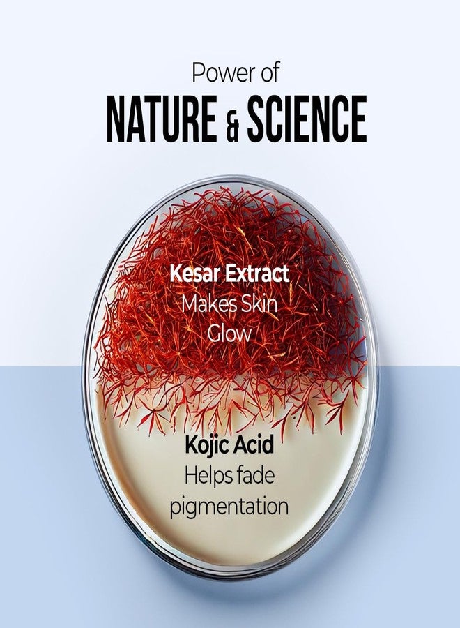 Dr. Sheth's Kesar & Kojic Acid Oil-Free Moisturizer | For Pigmentation-Free & Glowing Skin | Kesar Extract, 1% Kojic Acid, Alpha Arbutin | Lightweight, Fast-Absorbing & Non-Sticky,Gel Cream Texture | For Oily- Skin | For Men & Women | 100 g - Image 4