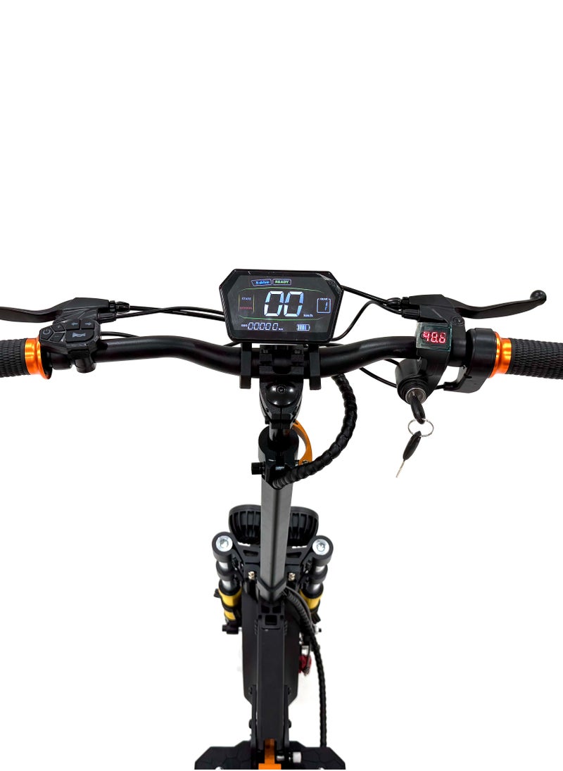 RALLY BICYCLE - RALLY SCOOTER model M5-PRO, Recomended for adults, 48V 15AH battery, 2000W motor, max speed is 65 km/h, Range is 45-50 km, Include rear box - Image 1