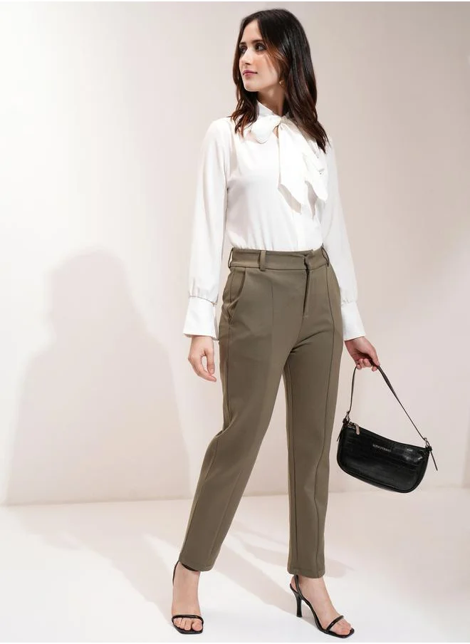 طوكيو توكيز Mid Rise Tapered Fit Trousers