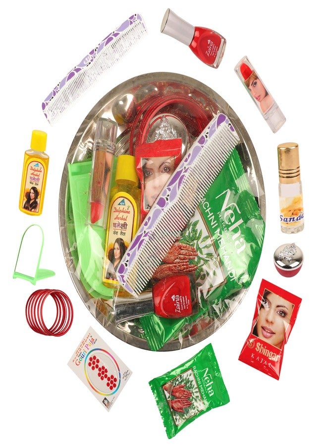 ROLIMOLI MATA Ka Shringaar Set of 11 for Every Festive Season Puja Kit Box (Multicolour) - Image 2