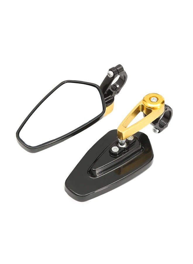 DREAMIZER Motorcycle Bar End Mirrors Universal 7/8" Handle Bar End Rear View Mirror Compatible with Honda Grom,Yamaha,Kawasaki,Ducati,Suzuki - Image 2