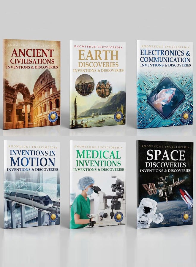 اختراعات واكتشافات - مجموعة من 6 كتب: موسوعة المعرفة للأطفال - Image 3