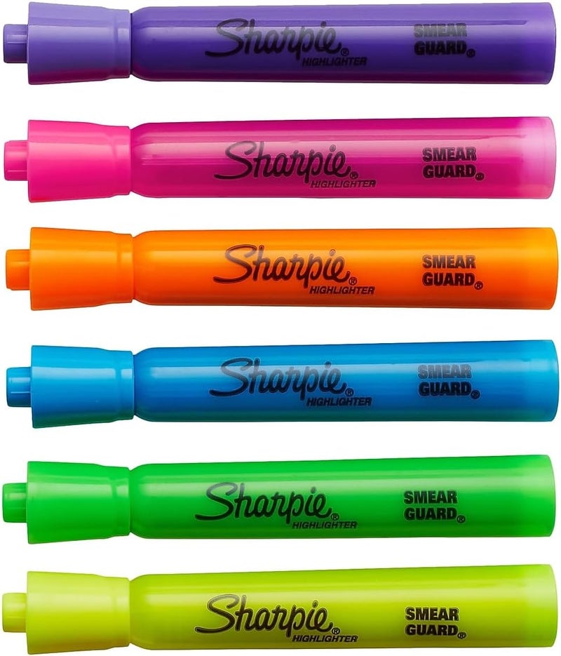 Sharpie Tank Highlighters, Fluorescent And Pastel Highlighters, Chisel Tip, Highlighter Markers Set, Assorted Colors, Value Pack, 36 Count - School, Office, Teacher Supplies - Image 5