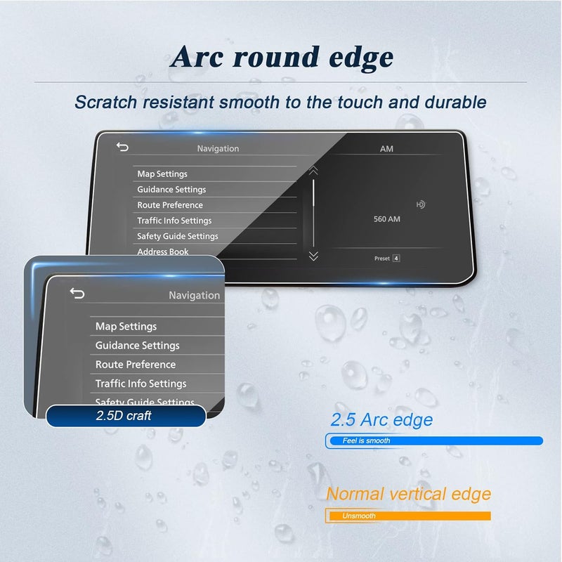 BIBIBO for 2025 2026 Infiniti QX60 Screen Protector 2022-2025 2026 Infiniti QX60 (Pure/Luxe/Sensory/Autograph) 12.3 Inch Infotainment Display 2024 2025 2026 Infiniti QX60 Accessories 2024 2025 2026 QX60 - Image 3