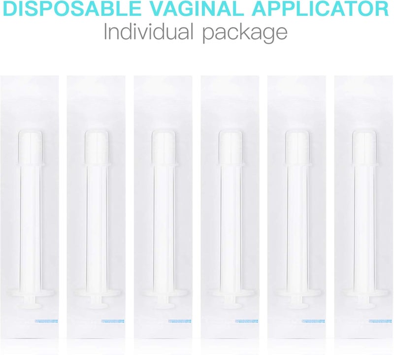 comfrt Vaginal Cream Applicators (10 Count), Personal with Small Cap Lube Applicator for Female Women Ladies - Image 4